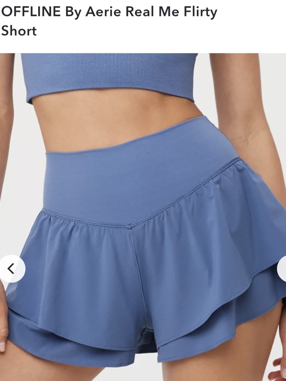 Aerie Women's Purple Tiered Skort